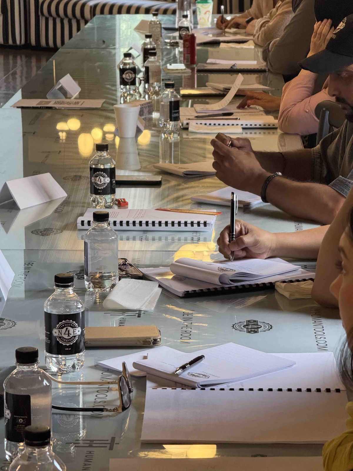 Human Tools Experience participants working through exercises in a live session